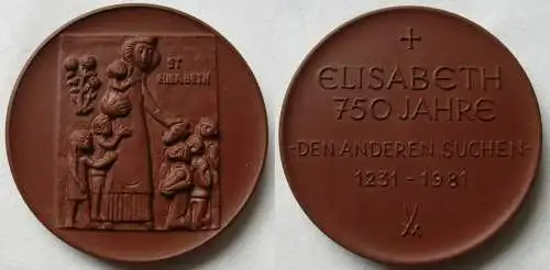 DDR Medaille St. Elisabeth 750 Jahre, den anderen suchen 1231-1981 (146674)