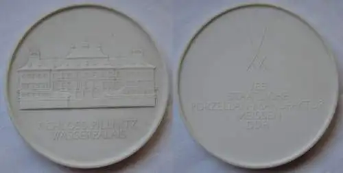 Medaille Schloss Pillnitz Wasserpalais VEB Porzellan Manufaktur Meissen (113641)