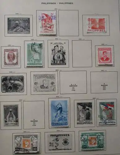 Kleine Briefmarkensammlung Philippinen ab 1932 (111290)