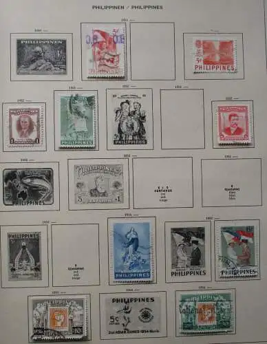 kleine Briefmarkensammlung Philippinen ab 1932 (111290)