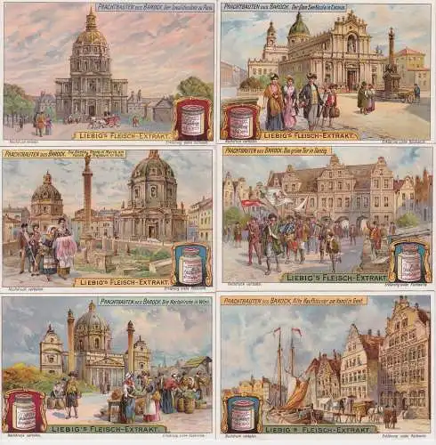 Liebigbilder Serie Nr. 882 Prachtbauden des Barock Jahrgang 1913 (5/128740)