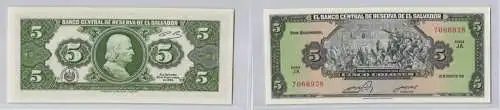 5 Colones Banknote El Salvador 1983 bankfrisch UNC Pick 134 (129494)