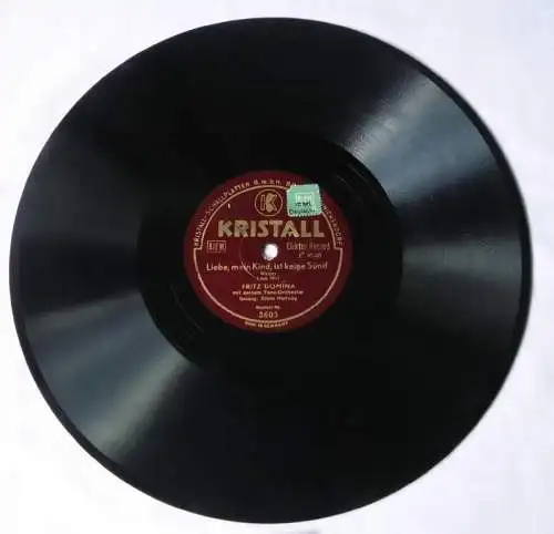 110071 Schellackplatte "Hummel-Hummel mit Humor" + "Liebe, mein Kind..." um 1930