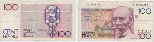 100 Franc Banknote Belgien Belgie 1978 Pick 142 (129400)