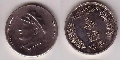 DDR Medaille Bitterfeld, Mansfeld im Geiste Ernst Thälmanns zum XI. (113622)