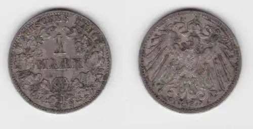 1 Reichsmark Silber Münze 1899 J ss+ (151779)