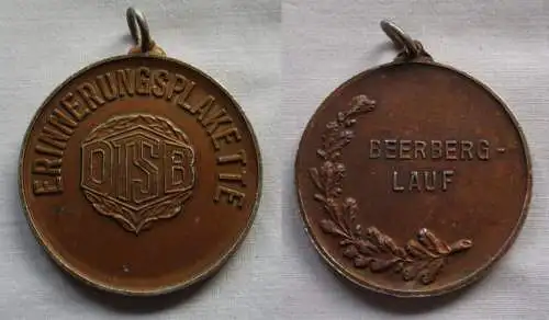 DDR Medaille Erinnerungsplakette Beerberglauf Stufe Bronze (143946)
