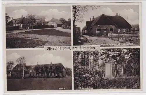 900976 Mehrbild Ak Ost-Schnatebüll Kreis Südtondern 1940