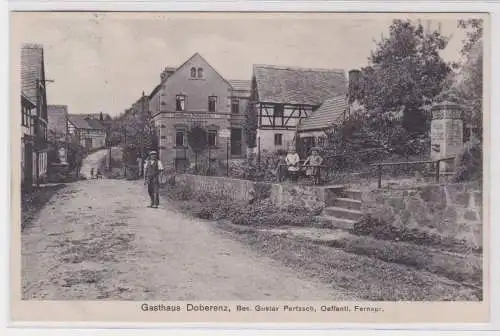 901041 Ak Gasthaus Doberenz Bes.Gustav Pertzsch 1929