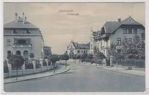900522 Ak Helmstedt Poststrasse 1917