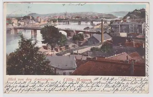 900101 Ak Cölln-Meissen - Blick von den Amtsstufen 1899