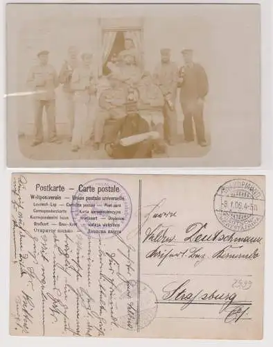 901701 Ak Schutztruppler Deutsch Süd-Westafrika Namibia Stempel Swakopmund 1905