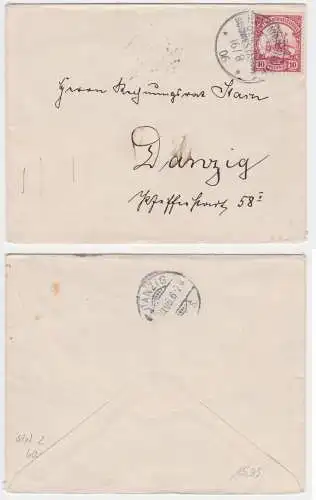 15792 Brief mit Stempel Keetmanshoop Deutsch Süd-West-Afrika Namibia 1906