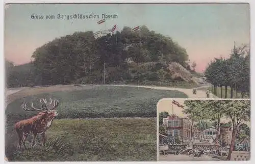 56144 Mehrbild Ak Gruss vom Bergschlösschen Nossen 1915