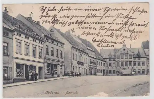 71400 Ak Oederan Altmarkt 1915