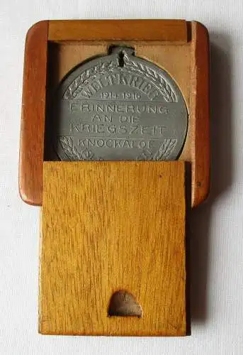 Medaille Erinnerung an die Kriegszeit Knockaloe Isle of Man Weltkrieg (102414)