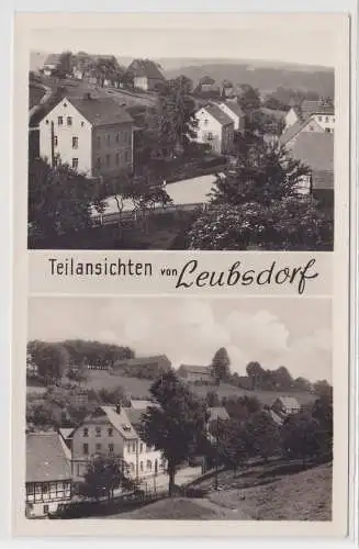 75074 Mehrbild Ak Teilansichten von Leubsdorf um 1950