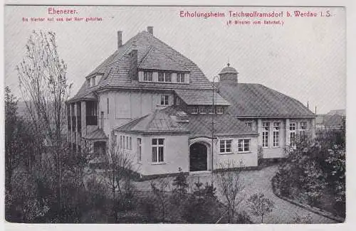 35319 Ak Teichwolframsdorf bei Werdau in Sachsen Erholungsheim 1930