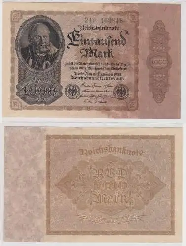 1000 Mark Banknote Deutsches Reich 15.12.1922 Rosenberg 81 b (153494)