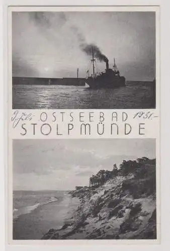 98082 Mehrbild Ak Ostseebad Stolpmünde (Ustka) in Pommern 1931
