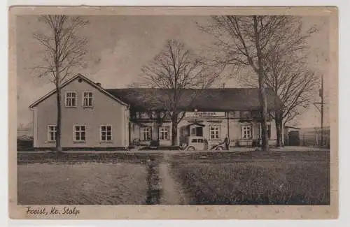 20729 Ak Freist Kreis Stolp in Pommern Gasthaus um 1930