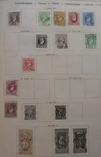 seltene Briefmarkensammlung Griechenland ab 1882 (113888)