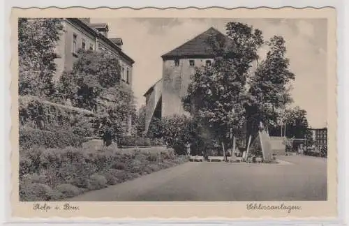 89646 Ak Stolp in Pommern Schlossanlagen um 1930