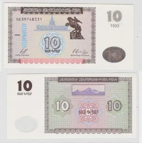 10 Dram Banknote Armenien 1993 kassenfrisch UNC (138034)