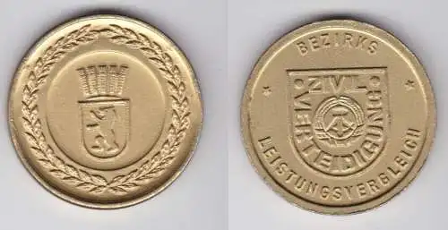 DDR Medaille Zivilverteidigung Bezirks Leistungsvergleich Berlin (144483)