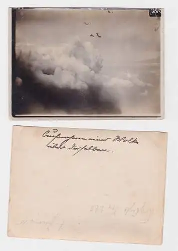 83693 Foto Fliegeraufnahme 1. Weltkrieg Aufnahme einer Wolke 1915