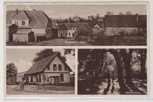 97594 Mehrbild Ak Tauenzin Tawęcino in Pommern Gasthof & Kolonialwaren 1934