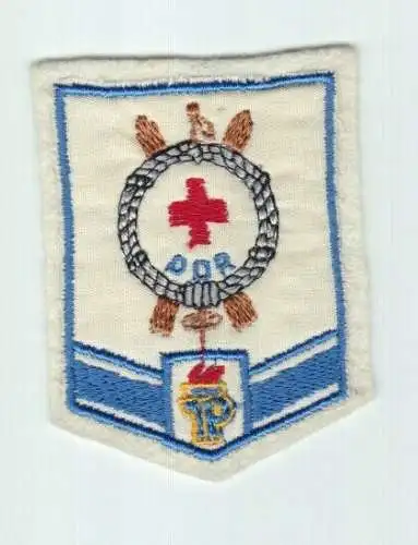 DDR Stoffabzeichen Aufnäher JP Junger Bergunfallhelfer DRK Rotes Kreuz (145181)