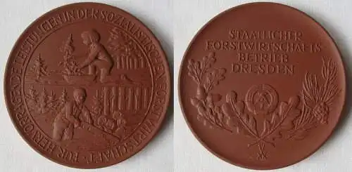 DDR Medaille Staatlicher Forstwirtschaftsbetrieb Dresden Bartel III 395 (144938)