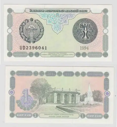 1 Cum Banknote Usbekistan 1994 kassenfrisch UNC (138779)