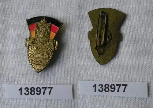 Seltene DDR Ehrennadel des NAW der Stadt Rostock ohne Jahr 1954 (138977)