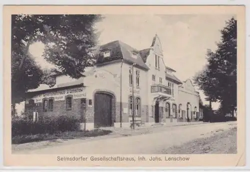 96520 Ak Selmsdorfer Gesellschaftshaus Inh.Johs.Lenschow 1915