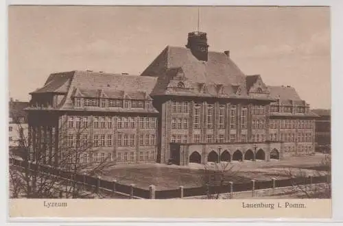 43016 Ak  Lauenburg i. Pommern - Lyzeum 1930