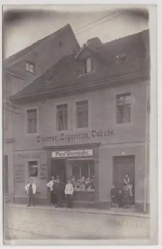 99455 Foto AK Mansfeld - Zigarren, Zigaretten, Tabak Paul Wernicke 1913