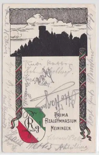 99577 Studentika AK Prima Realgymnasium Meiningen 1913