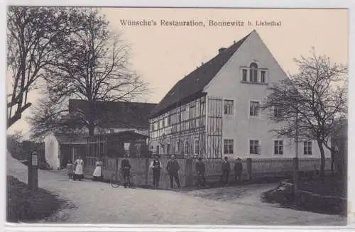 48918 Ak Bonnewitz bei Liebethal wünsches Restauration um 1910