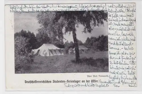 78315 AK Deutschösterreichisches Studenten-Ferienlager Lüchentin (Łukęcin) 1929