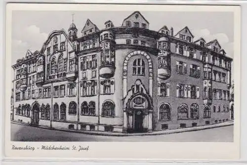 20496 Ak Ravensburg Mädchenheim St.Josef um 1930