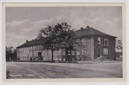 81724 AK Meuselwitz - Poliklinik, Gebäudeansicht 1958
