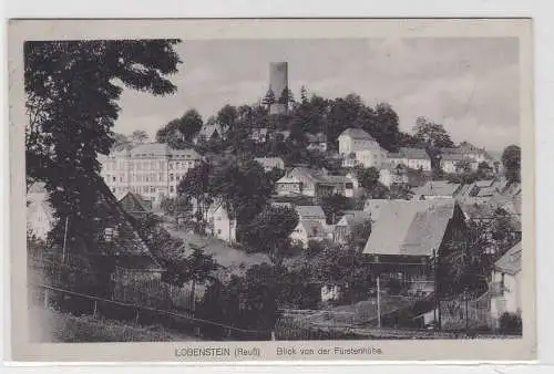 50853 AK Lobenstein (Reuß) - Blick von der Fürstenhöhe 1916