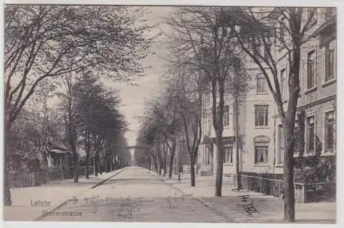 99716 AK Lehrte - Iltenerstrasse, Straßenansicht mit Stadtvillen 1906