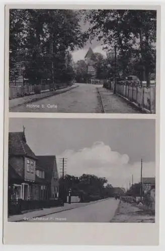 99611 AK Hohne bei Celle - Geschäftshaus F. Hoppe, Straßenansicht