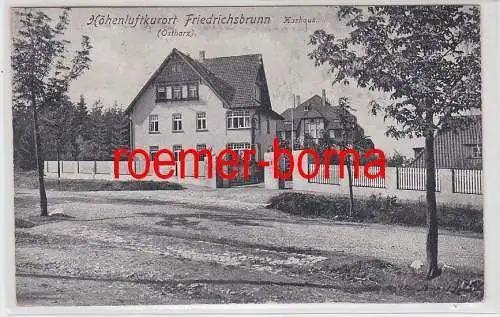 77725 Ak Höhenluftkurort Friedrichsbrunn im Ostharz Kurhaus um 1925