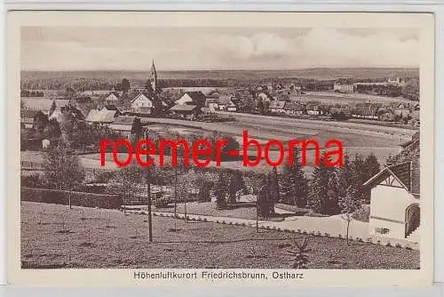 77363 Ak Höhenluftkurort Friedrichsbrunn im Ostharz Totalansicht 1933