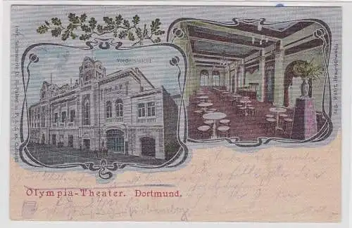 85116 Mehrbild Ak Dortmund Etablissement Olympia Theater 1903