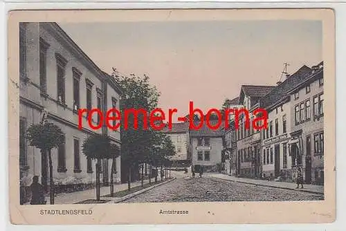 73163 Ak Stadtlengsfeld Amtsstrasse mit Geschäften 1912